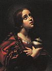 Mary Canvas Paintings - Saint Mary Magdalene By Carlo Dolci